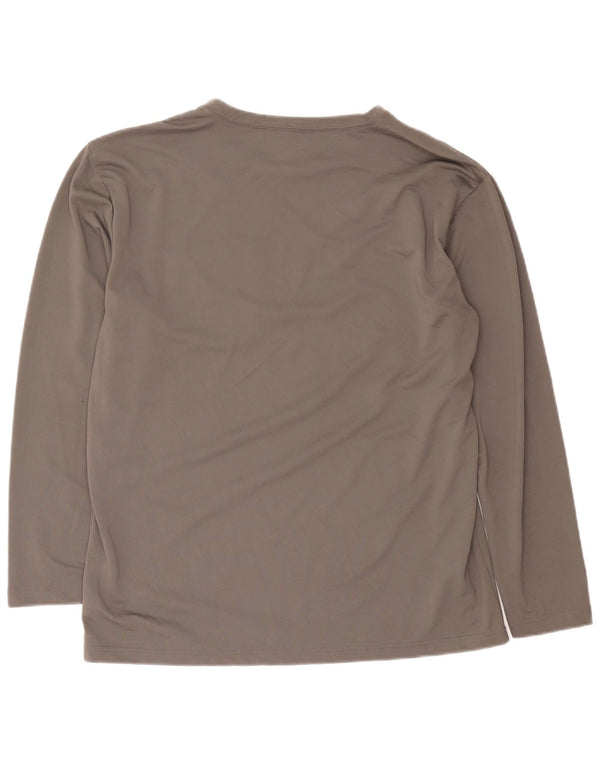 Męski top Dickies z długim rękawem XL, szary, poliester