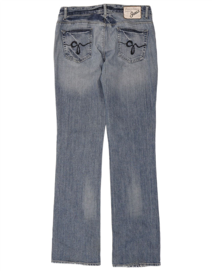 Guess Damskie jeansy Bootcut W29 L34 Niebieskie bawełniane