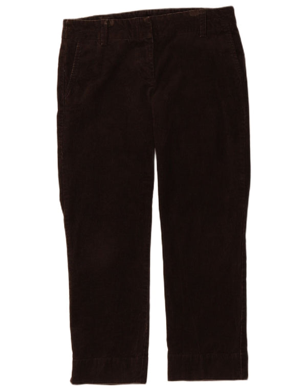 Damskie sztruksowe spodnie J. Crew City Fit US 6 Medium W32 L26 Brązowe