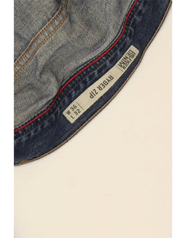 Męskie dżinsy Tommy Hilfiger Ryder Zip Regular Straight W36 L32 Niebieskie