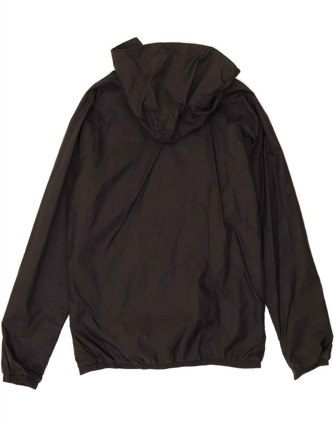 PUMA Mens Hooded Rain Jacket UK 14 Medium Black Colourblock Nylon Vintage Puma and Second-Hand Puma from Messina Hembry 