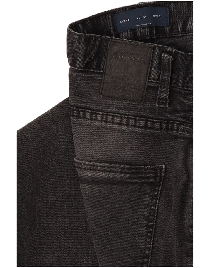 Męskie jeansy obcisłe Zara EU 40 Medium W31 L32 szare