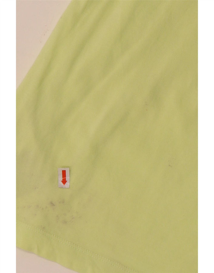 Męski T-shirt z grafiką Nike, bawełniany, średni zielony