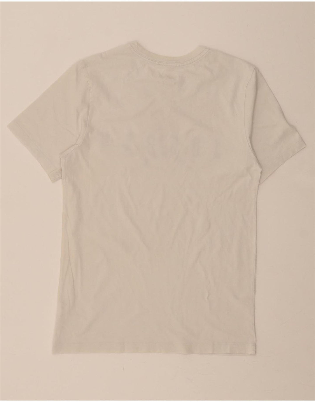 JORDAN Mens Graphic T-Shirt Top Small White Cotton Vintage Jordan and Second-Hand Jordan from Messina Hembry 