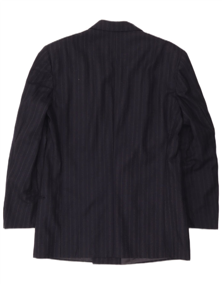 Męska marynarka Giorgio Armani UK 38 Średni granatowy w prążki