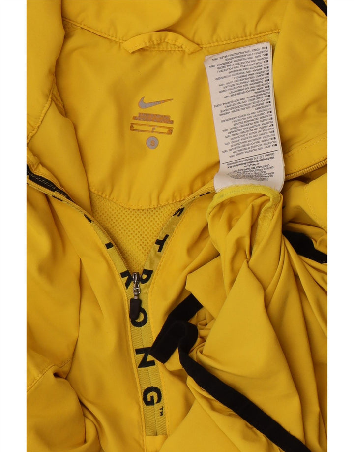 Damski dres Nike z grafiką i zamkiem błyskawicznym, UK 10, mały, żółty