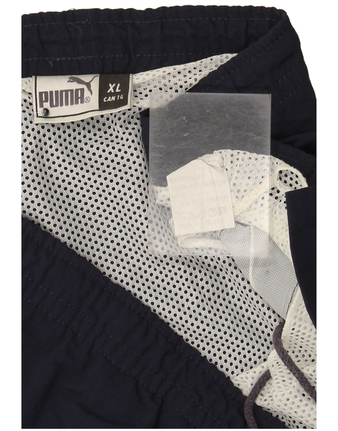 Męskie spodenki sportowe Puma XL granatowe, poliamidowe