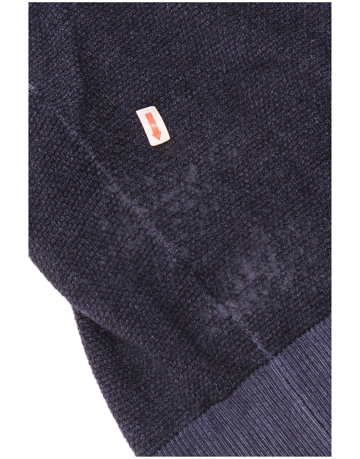 Damski sweter rozpinany Sun68 UK 20 2XL Granatowa wełna