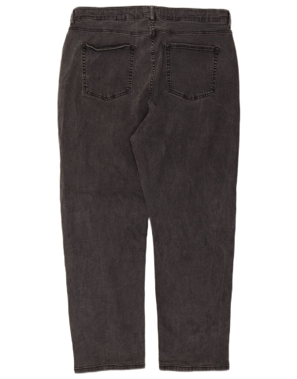 Marks & Spencer Damskie Per Una Straight Jeansy UK 20 2XL W40 L28 Czarne