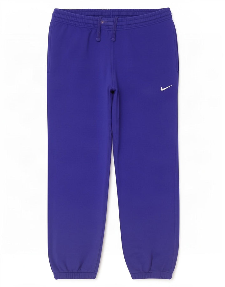 Męskie spodnie dresowe Nike, duże, niebieskie, bawełniane