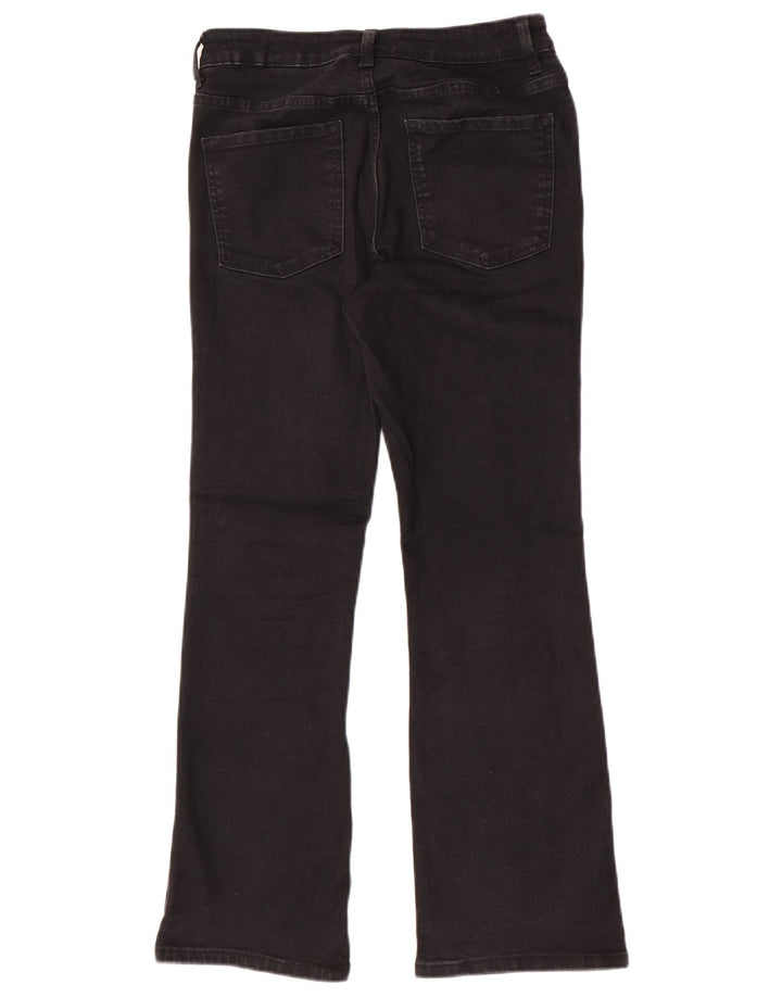 Marks & Spencer Damskie Jeansy Eva Bootcut UK 10 Małe W26 L28 Czarne
