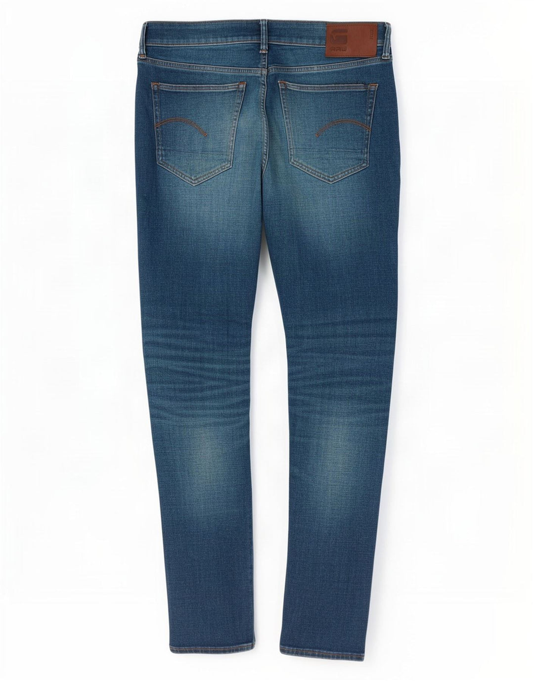 G-Star Męskie 3301 Slim Jeans W34 L34 Niebieska bawełna