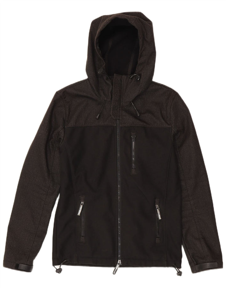 Męska kurtka przeciwdeszczowa Superdry The Windtrekker UK 36 Small Black Colorblock