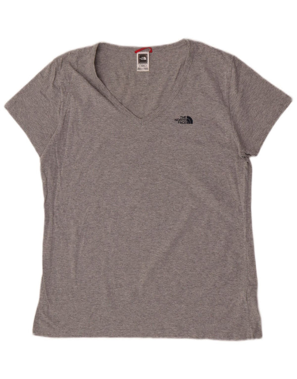 T-shirt damski The North Face UK 18 XL, szara bawełna