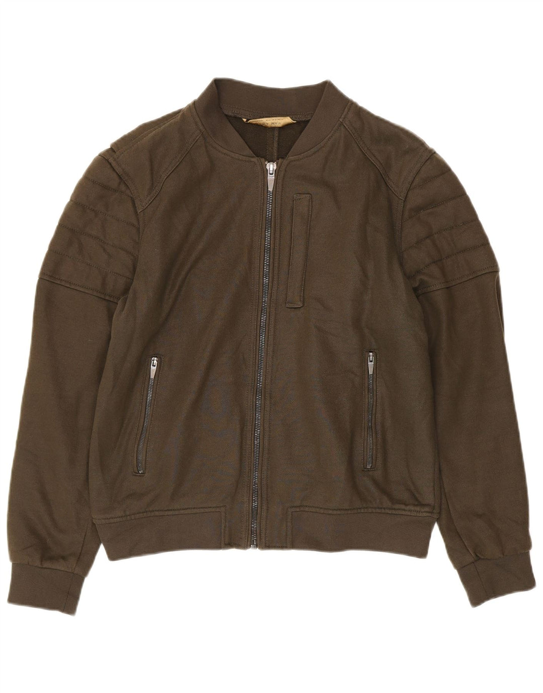 Męska kurtka dresowa Zara XL, poliester khaki