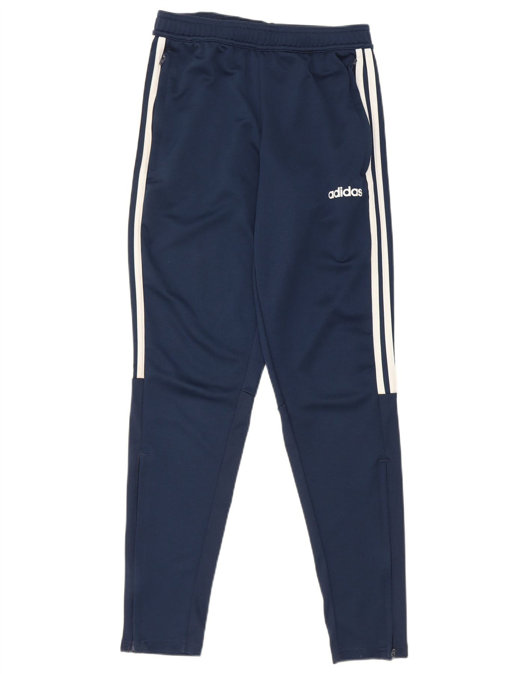 Męskie spodnie dresowe Adidas Climalite, małe, granatowe, z poliestru