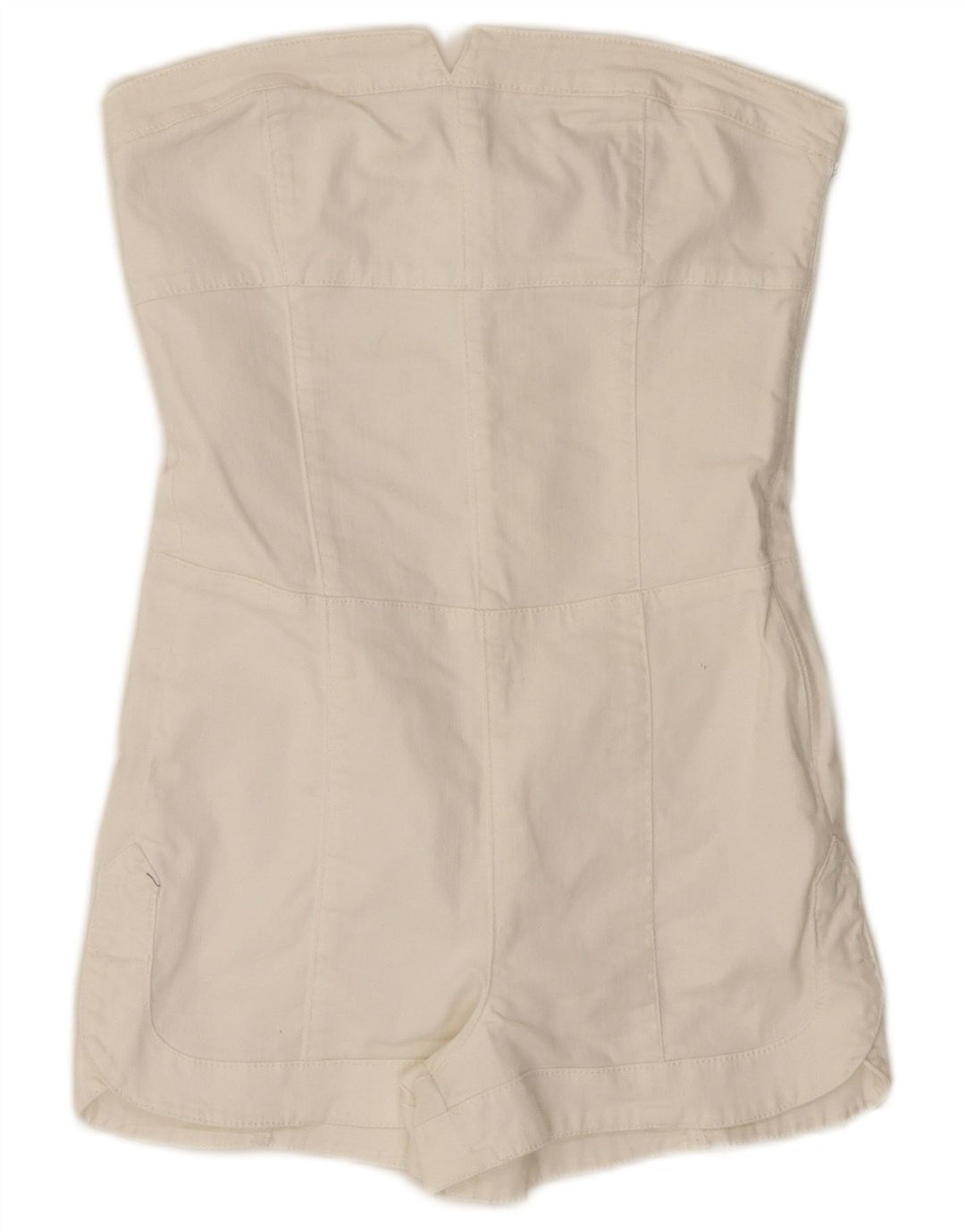 Damski kombinezon dżinsowy bez ramiączek GUESS UK 6 XS, biały