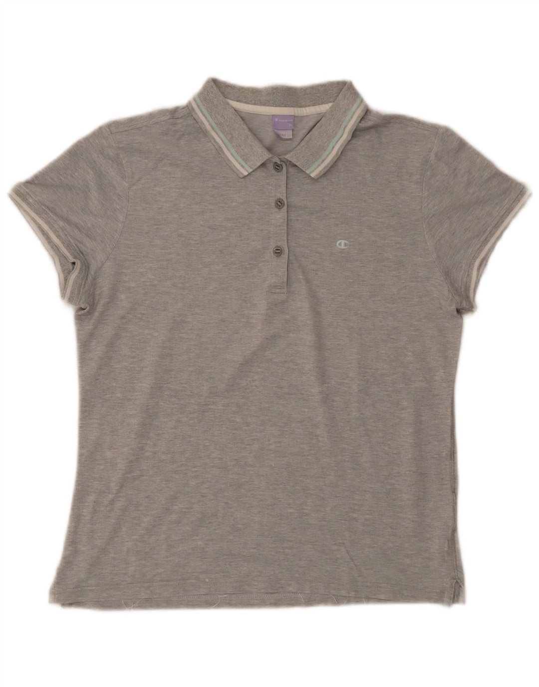 Damska koszulka polo Champion Heritage Fit w kolorze szarym XL