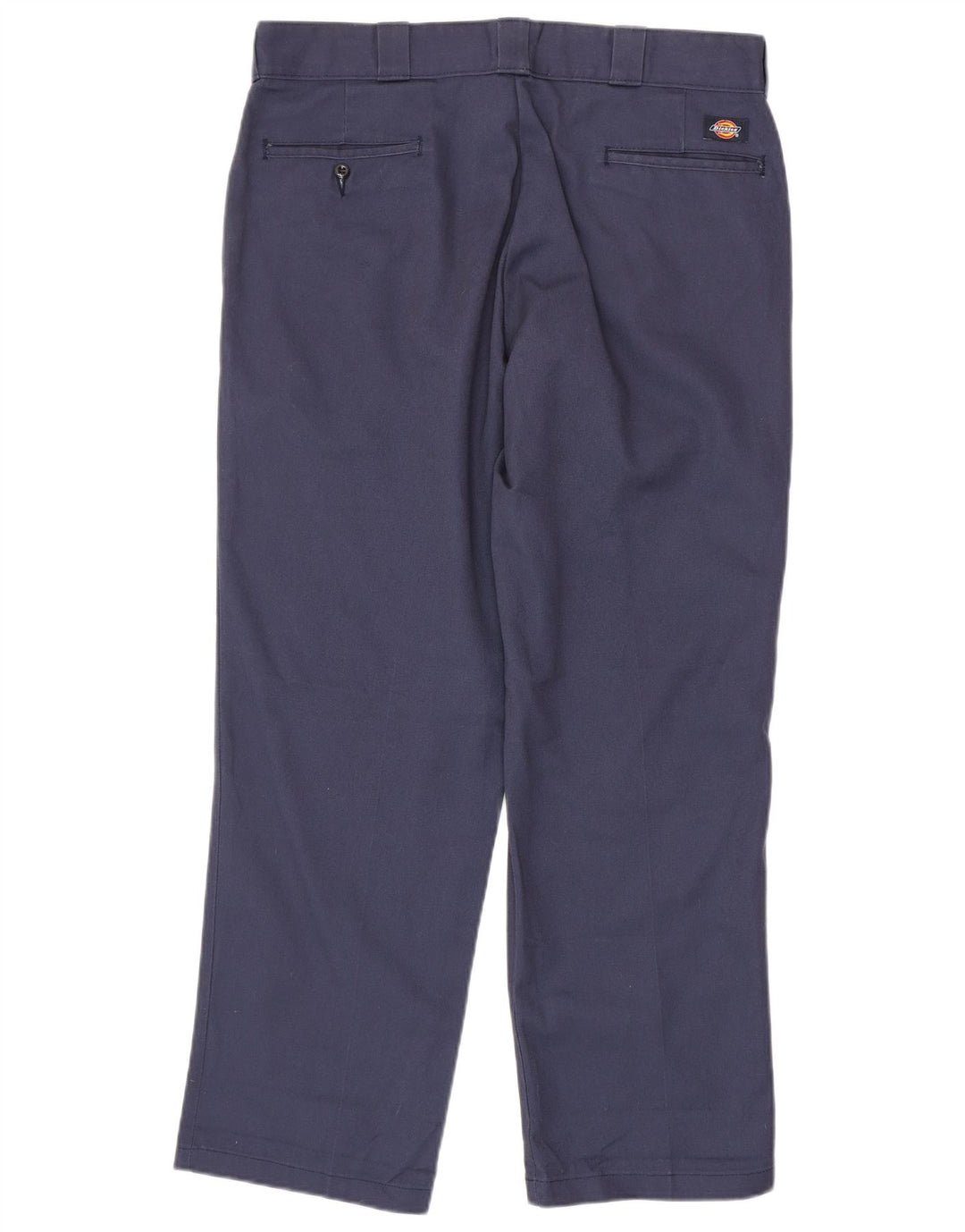 Męskie proste spodnie chino Dickies W38 L30 granatowy poliester