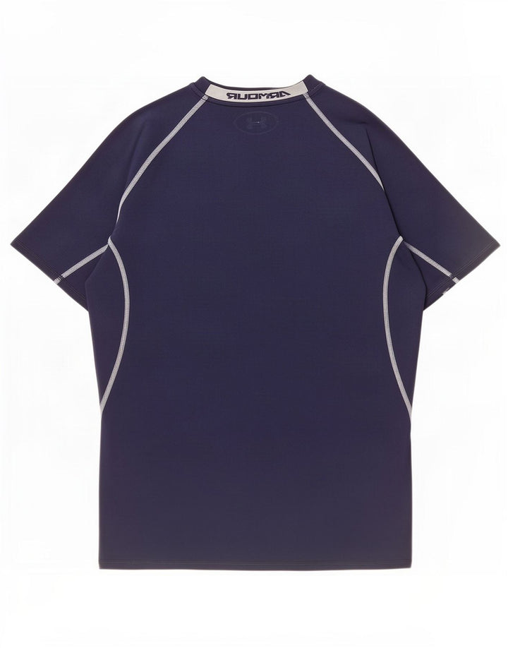 Męska koszulka kompresyjna Under Armour z grafiką, rozmiar XL, granatowa
