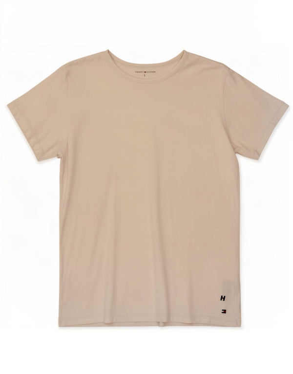 T-shirt damski Tommy Hilfiger Top UK 14, duży, biały, bawełniany