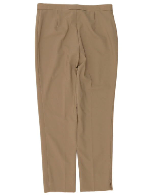 Damskie proste spodnie garniturowe Les Copains EU 40 Medium W30 L27 Beżowe