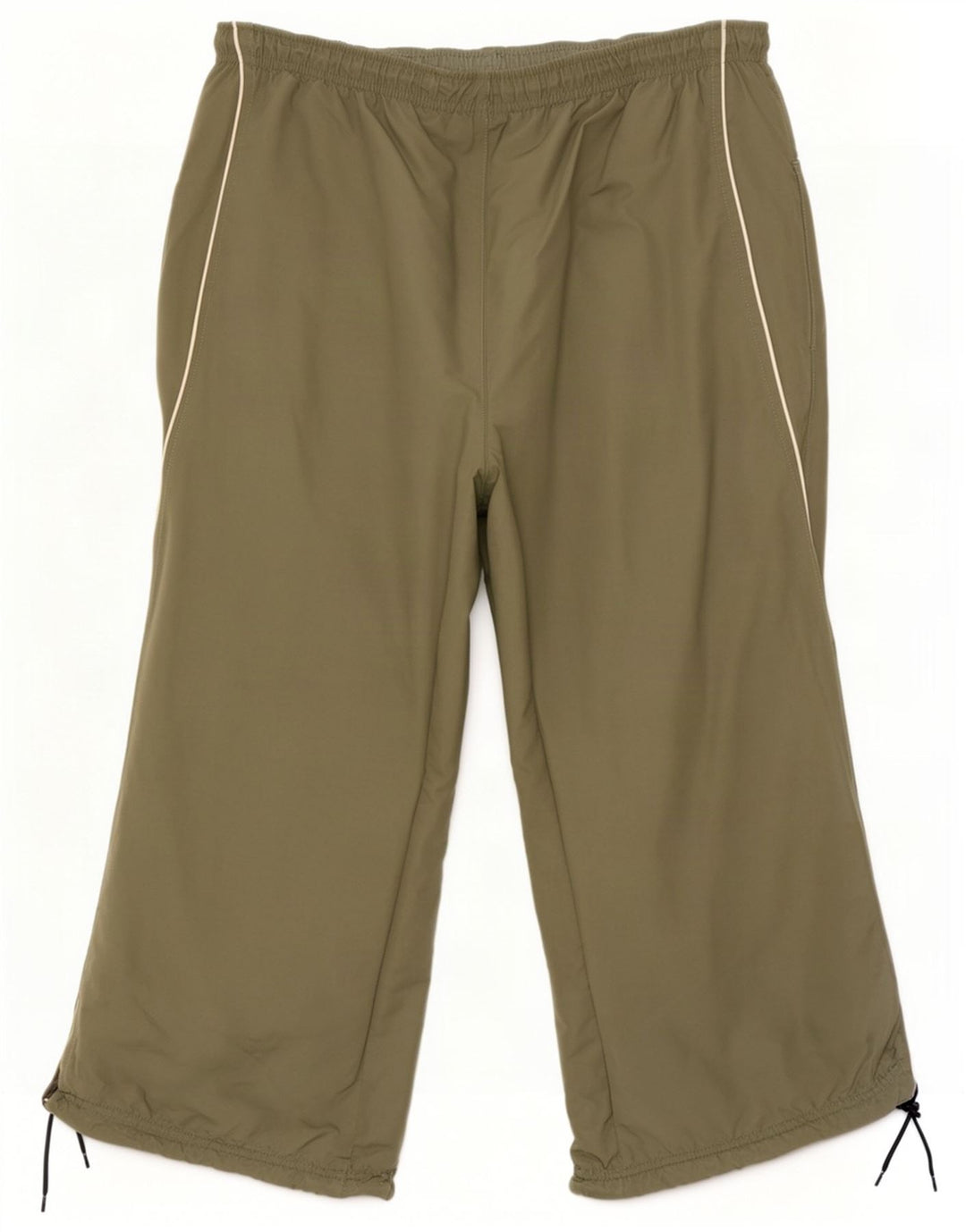 Męskie spodnie dresowe Nike Capri XL, zielone, poliestrowe