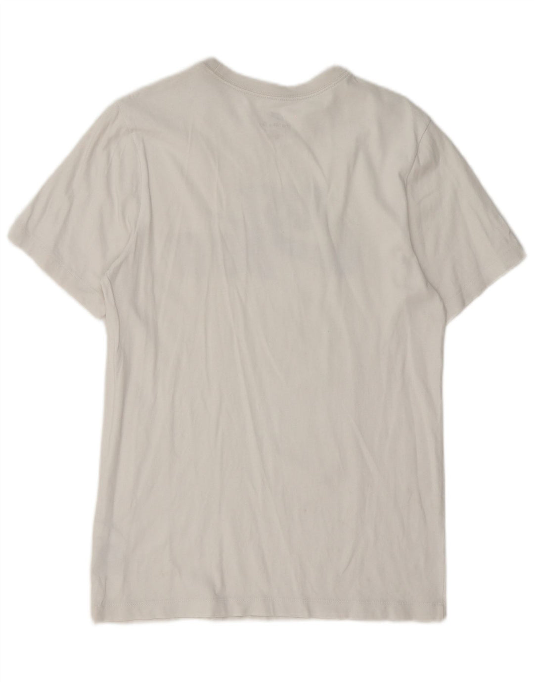 Męski T-shirt z grafiką Nike, mały, biały, bawełniany