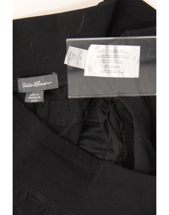 EDDIE BAUER Damskie spodnie Capri Straight Cargo Medium W30 L22 Czarne