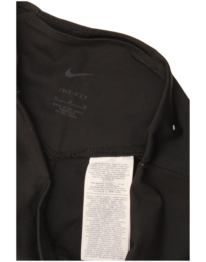 Damskie legginsy NIKE Dri Fit Graphic UK 12, średni czarny poliester