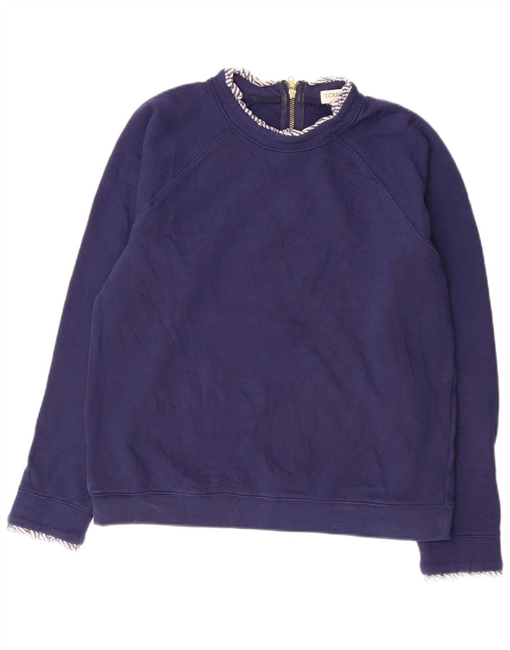 Damski sweter J. CREW UK 14, średni granatowy, bawełniany
