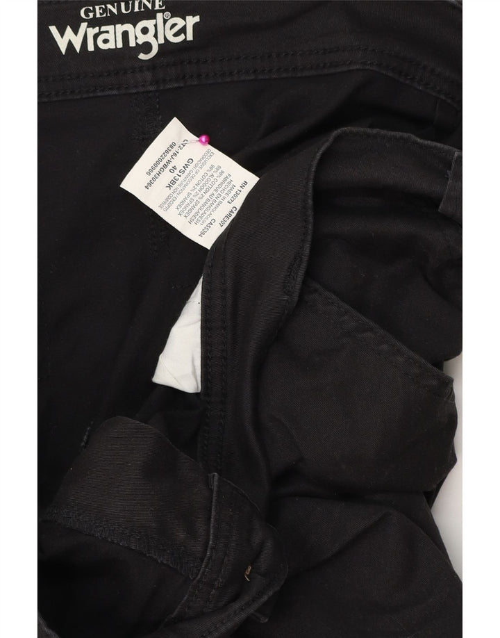 Męskie spodenki cargo WRANGLER W40 XL, czarne, bawełniane