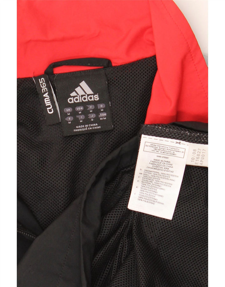 Adidas Męska kurtka dresowa Clima 365, średnia czarna, poliester