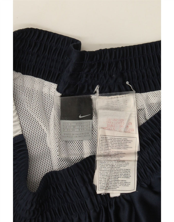 Męskie spodenki sportowe Nike, małe, granatowe, z poliestru w blokach kolorów