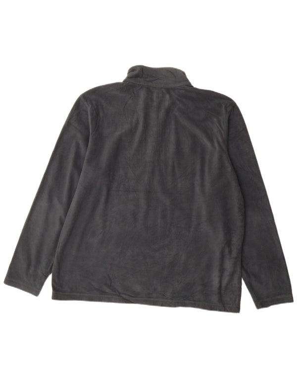 Męski sweter polarowy Eddie Bauer z zamkiem błyskawicznym XL, szary poliester