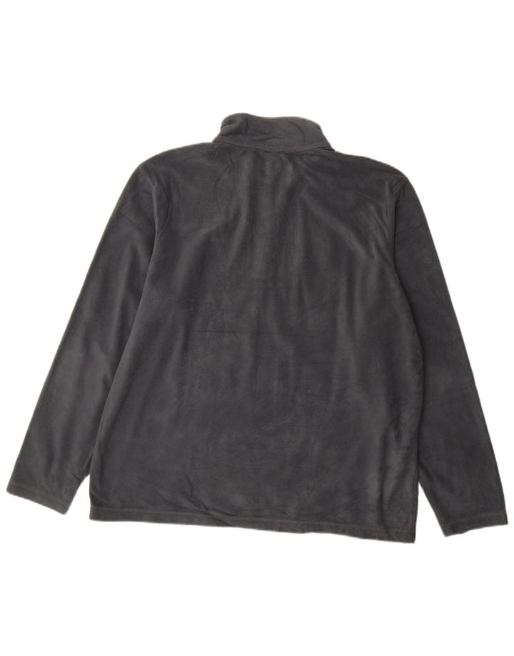 Męski sweter polarowy Eddie Bauer z zamkiem błyskawicznym XL, szary poliester