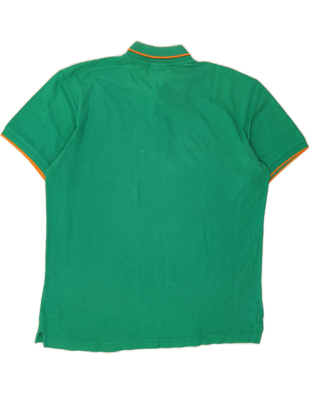 FILA Mens Polo Shirt XL Green Cotton Vintage Fila and Second-Hand Fila from Messina Hembry 