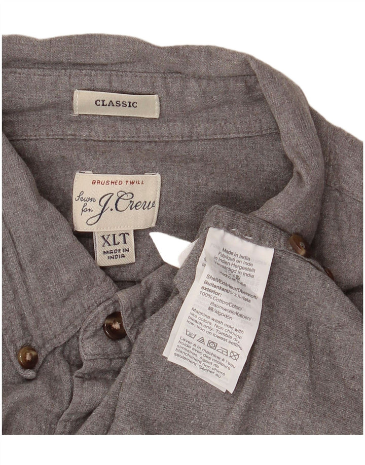 Koszula męska J. Crew o klasycznym kroju XL, szara, bawełniana