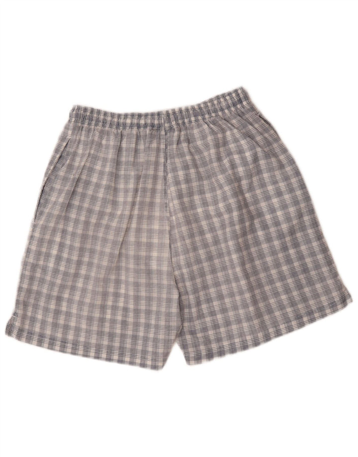 Męskie spodenki sportowe Umbro w kolorze średniego granatu, nylon w kratkę