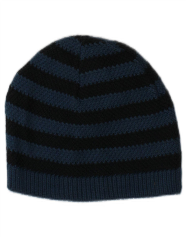Damska czapka typu beanie Weird Fish z grafiką, jeden rozmiar, granatowe paski