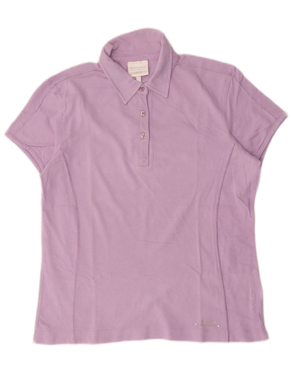 Champion Womens Easy Fit Polo shirt UK 20 2XL Purple