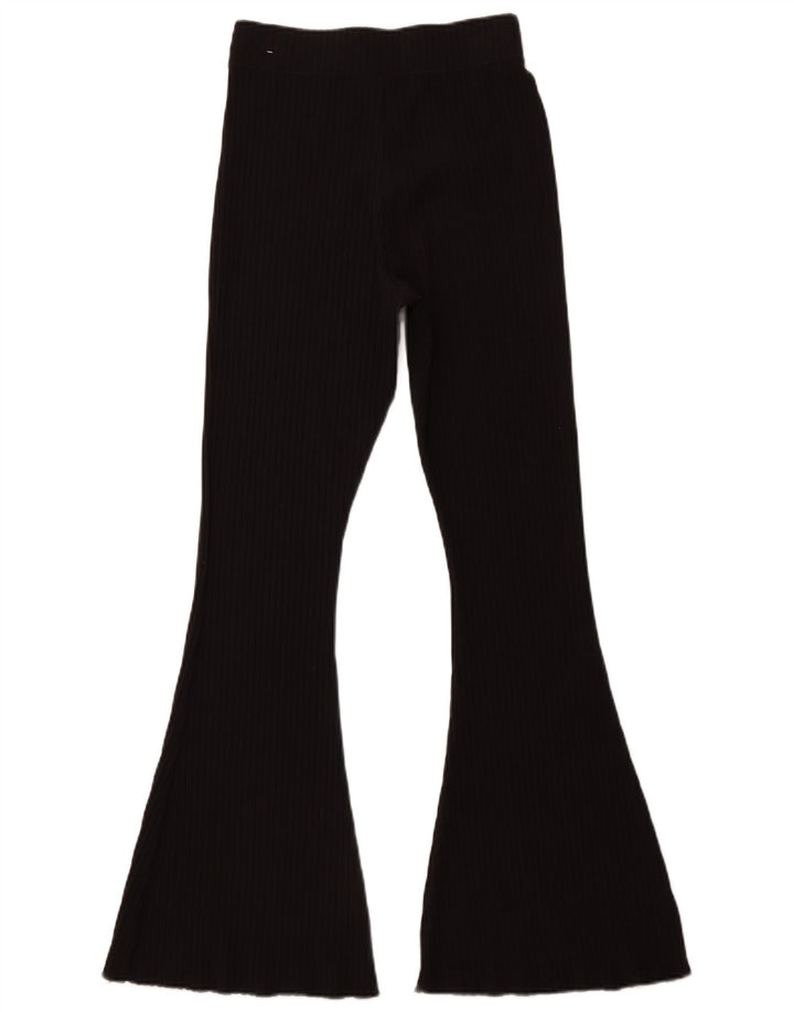 Damskie spodnie dresowe NIKE Flare UK 8, małe, czarne, bawełniane