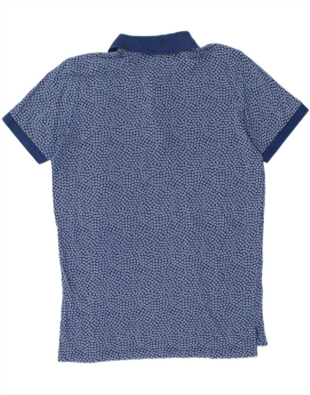 Męska koszulka polo Brooks Brothers, średnia niebieska, bawełniana w kwiaty