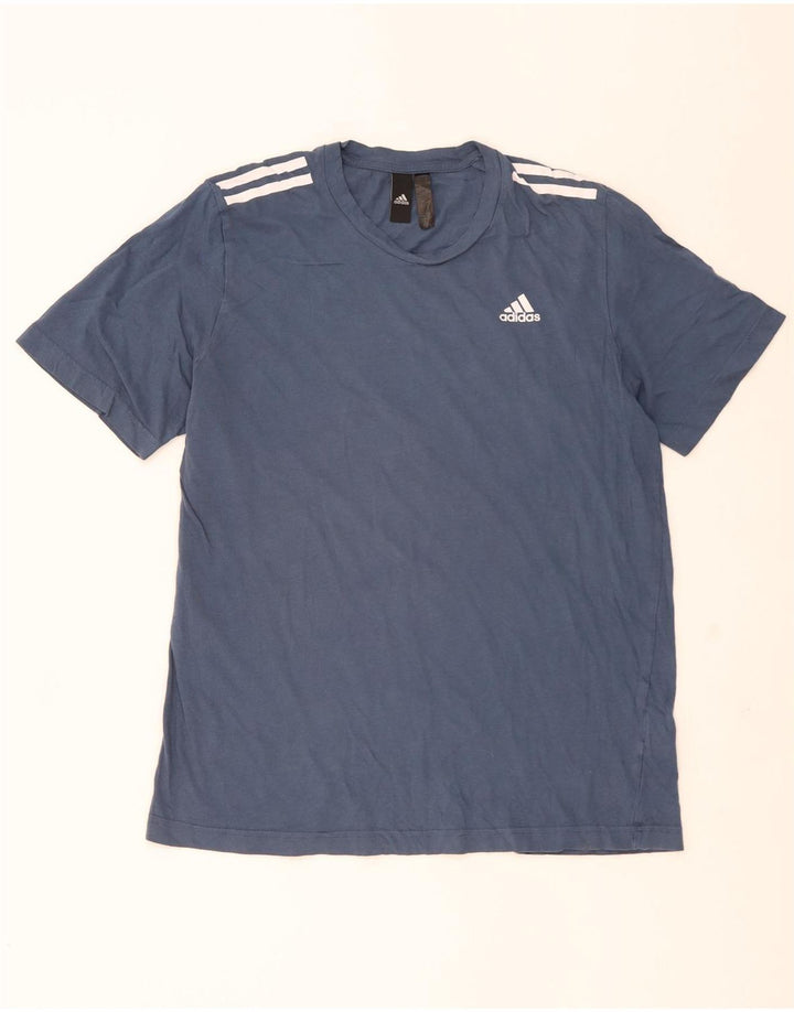 Adidas Męska koszulka Top Medium Blue Cotton