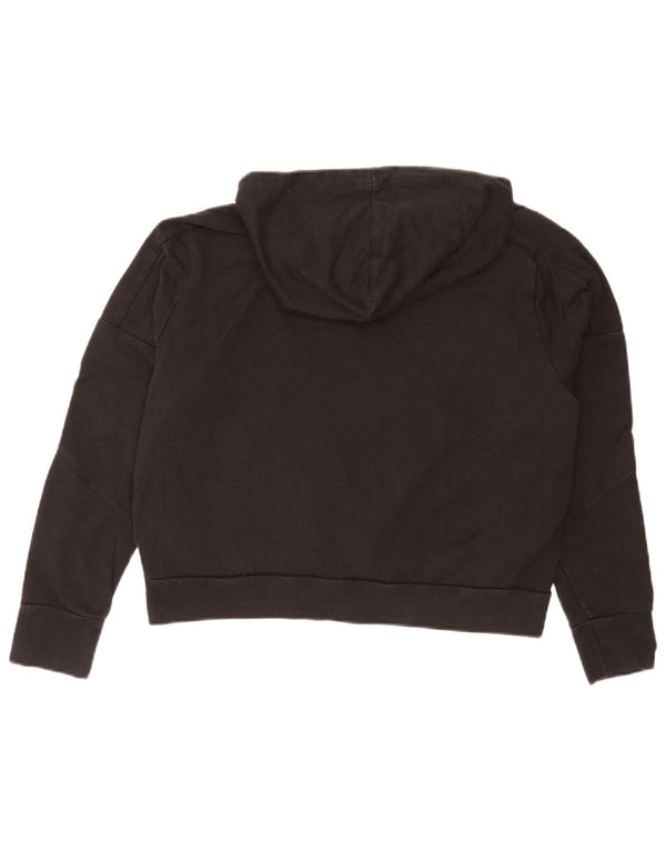 Damska bluza z kapturem Puma Crop Graphic UK 14 Medium Black Sports