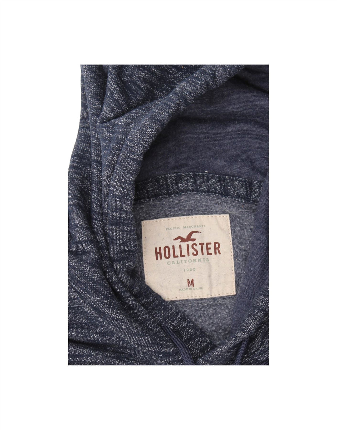 HOLLISTER Mens Hoodie Jumper Medium Navy Blue