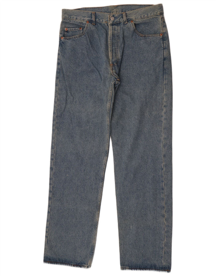 Męskie jeansy Levi's 501 Straight W33 L33 Niebieskie