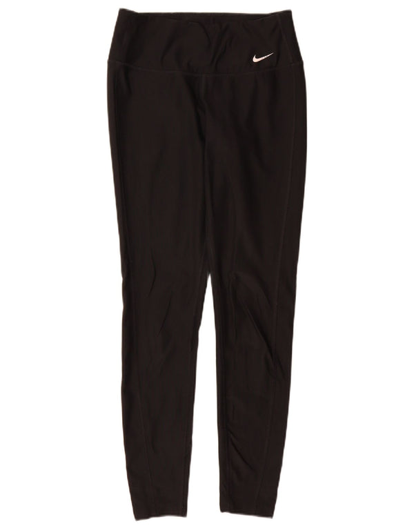 Damskie legginsy Nike Dri Fit UK 6 XS, czarny poliester