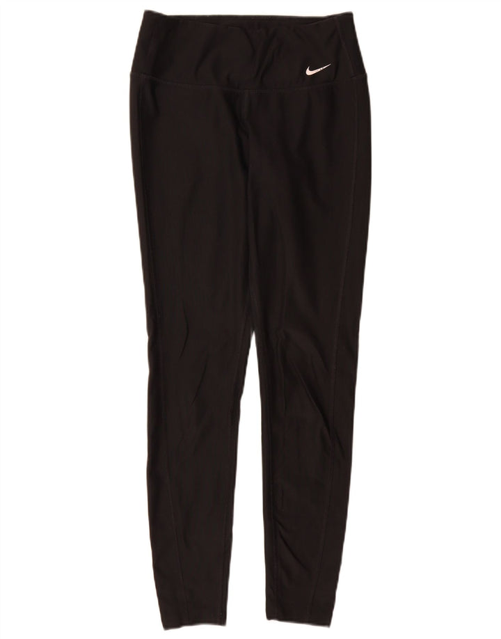 Damskie legginsy Nike Dri Fit UK 6 XS, czarny poliester