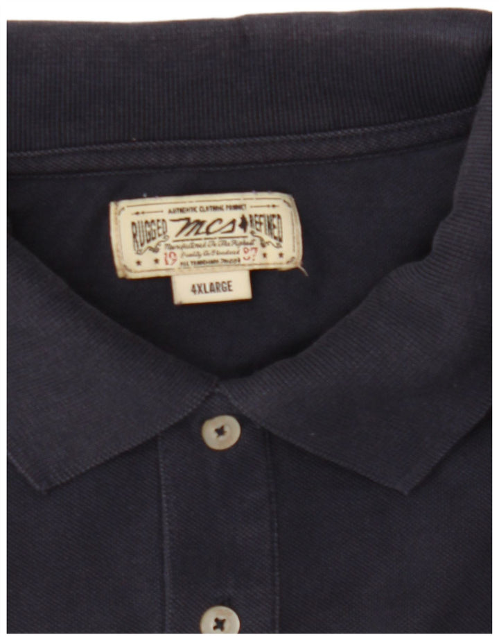 Męska koszulka polo Marlboro Classics 4XL granatowa